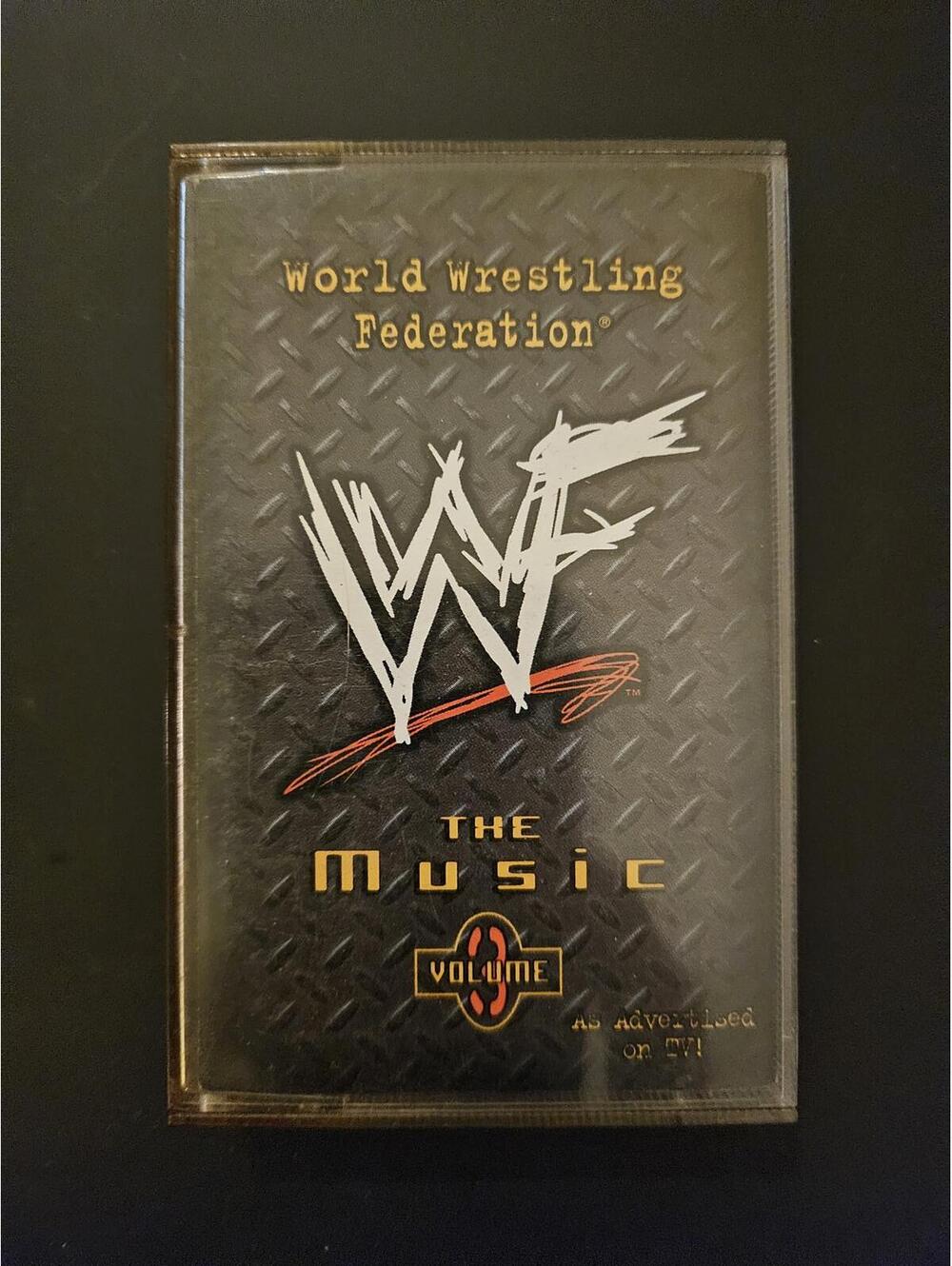 WWF (WWE) - World Wrestling Federation - The Music - vol. 3 - on cassette - RARE